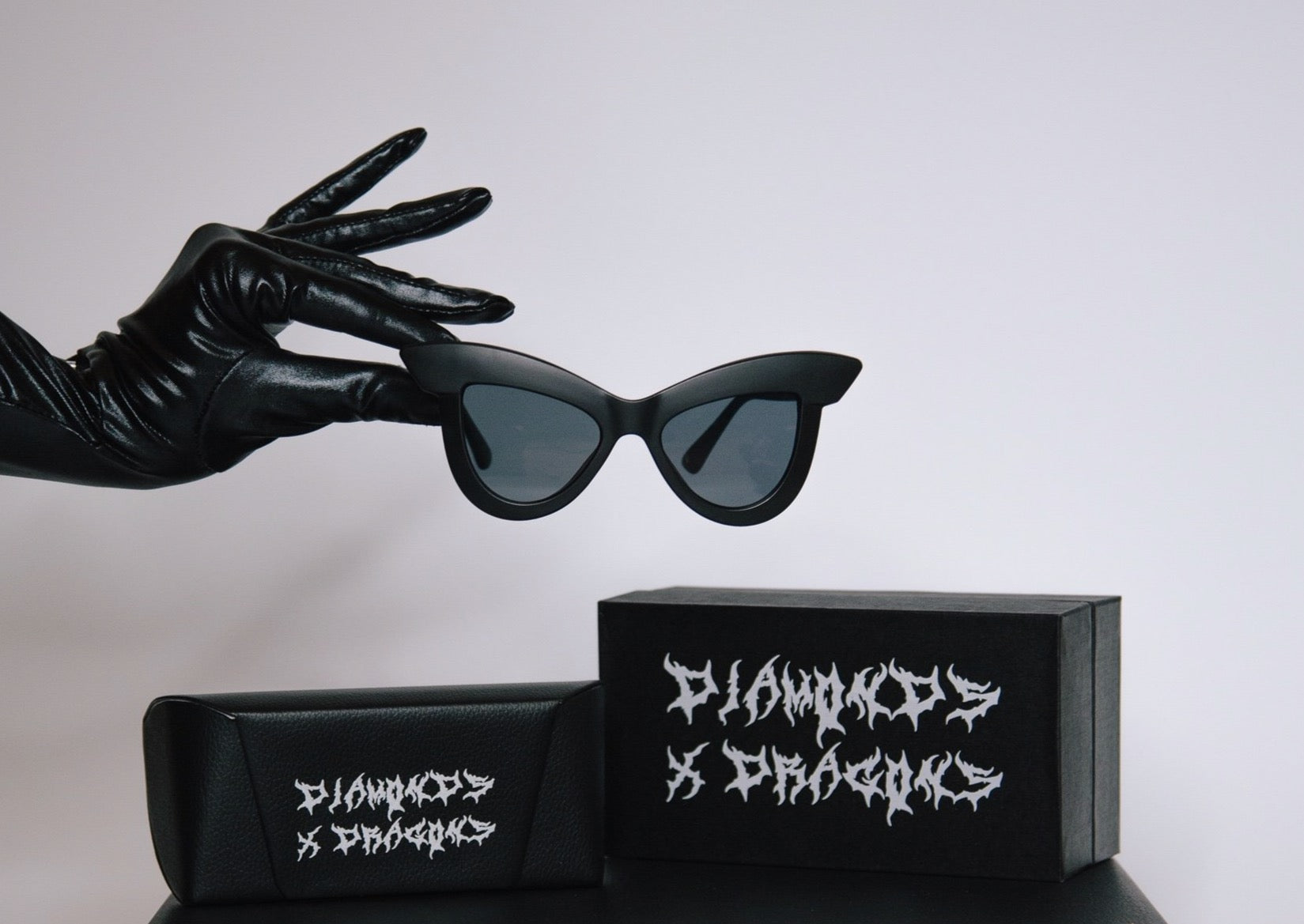 The 'Sphinx Eye' Sunglasses in Matte Black